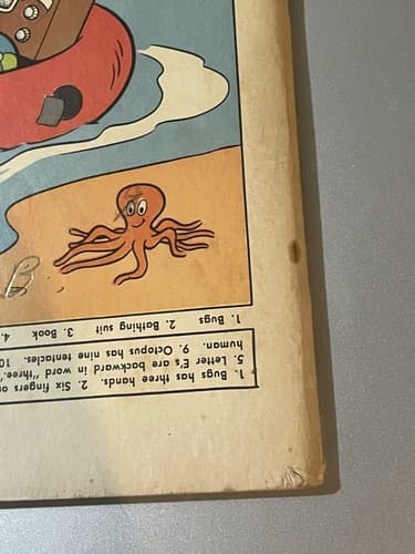 Dell Giant Bugs Bunny Beach Party #46 (1961 Dell Comics) Looney Tunes - Thumbnail 4