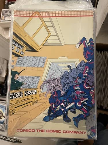 Lot Of 11 Justice Machine #1 - 11 (1987 Comico) - Thumbnail 3