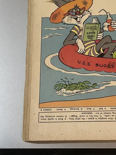 Dell Giant Bugs Bunny Beach Party #46 (1961 Dell Comics) Looney Tunes - Thumbnail 9