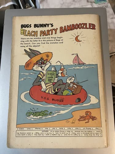 Dell Giant Bugs Bunny Beach Party #46 (1961 Dell Comics) Looney Tunes - Thumbnail 10