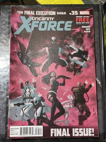 Uncanny X-Force #35 (2013 Marvel) Deadpool Wolverine Psylocke Last Issue - Image 1