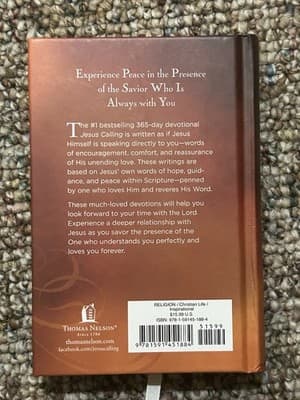 Jesus Calling: Enjoying Peace in His Presence by Sarah Young 2004 Thomas Nelson - Thumbnail 3