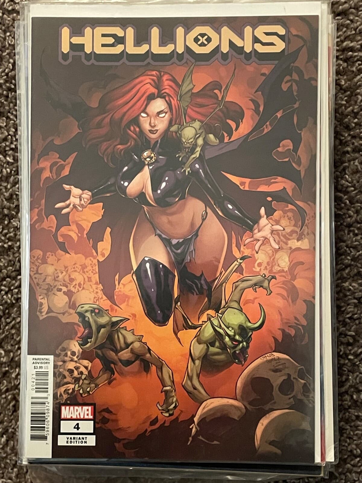 Hellions #4B (2020 Marvel) Cover by Carlos E. Gomez. - Image 1