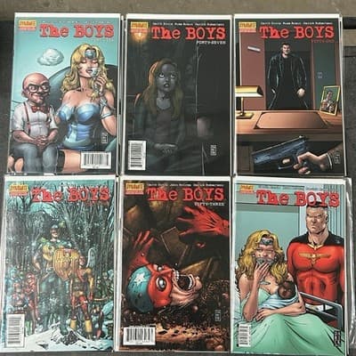 The Boys #46, 47, 51, 52, 53, 57 (2010 Dynamite) Key Issue Lot of 6 - Image 1