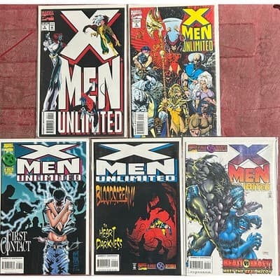 X-Men Unlimited #4, 5, 8, 9, 10 (1994 Marvel) Lot of 5 - 1 Key Issue - Image 1