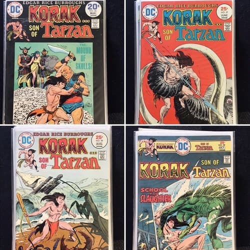 Korak Son of Tarzan #56 - 59 (1964 DC) Lot Of 4 - Image 1