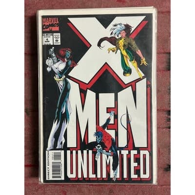 X-Men Unlimited #4, 5, 8, 9, 10 (1994 Marvel) Lot of 5 - 1 Key Issue - Thumbnail 2