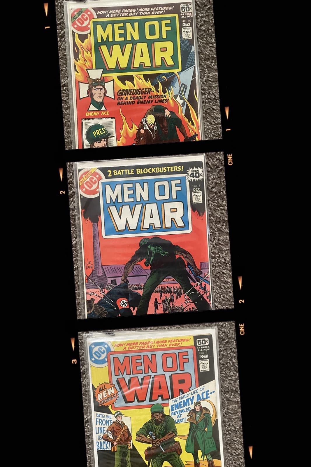 Lot Of 3 Men of War #9 - 11 (1978 DC) - Image 1