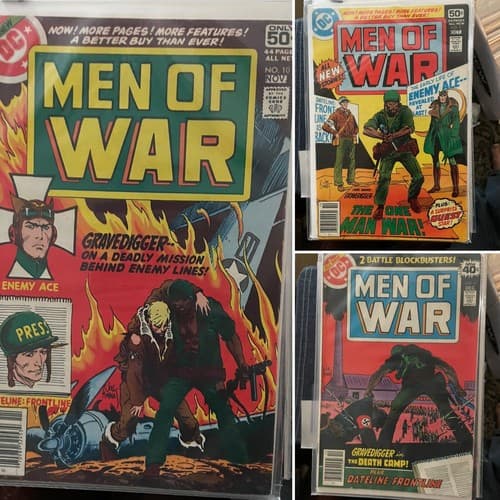 Lot Of 3 Men of War #9 - 11 (1978 DC) - Thumbnail 2