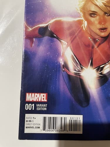 Captain Marvel #1 (2016 Marvel) 1:25 Adam Hughes Variant - Thumbnail 5