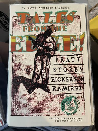 Tales From the Edge #8 (1993 Vanguard Graphics) Limited Edition 1 of 2000 Pratt - Thumbnail 2