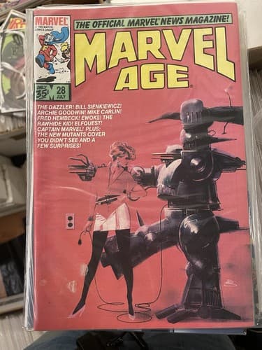 Lot Of 8 Marvel Age #21, 23, 24, 25, 26, 27, 28, 29 (1984 Marvel) 1 KEY ISSUE - Thumbnail 8