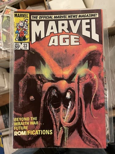 Lot Of 8 Marvel Age #21, 23, 24, 25, 26, 27, 28, 29 (1984 Marvel) 1 KEY ISSUE - Thumbnail 3