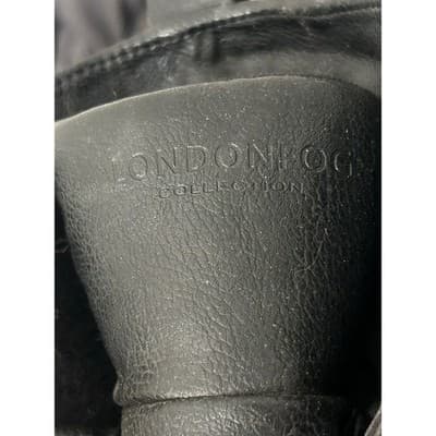 London Fog Collection Menâs Black Waterproof Seth Duck Boots Size 11 - Thumbnail 4