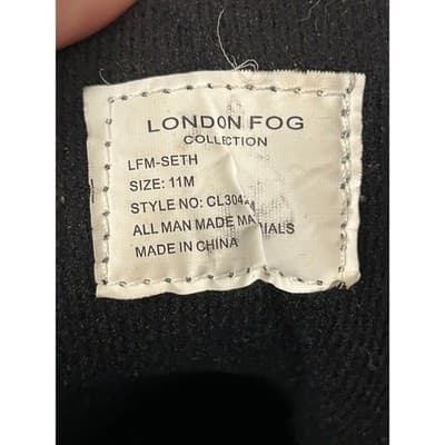 London Fog Collection Menâs Black Waterproof Seth Duck Boots Size 11 - Thumbnail 7