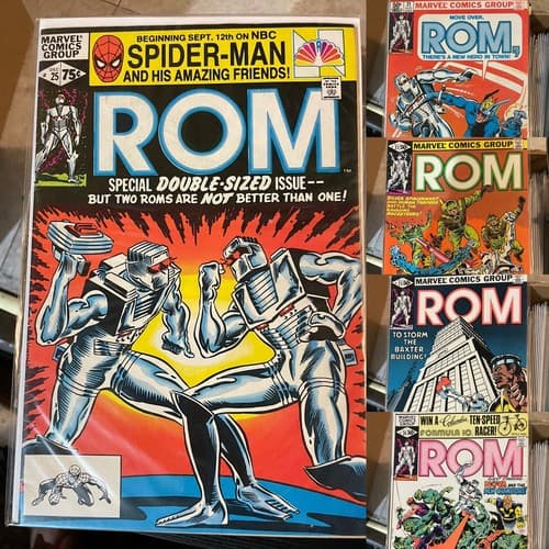 Lot Of 5 ROM Spaceknight #21 - 25 (1981 Marvel) 2 KEYS - Image 1