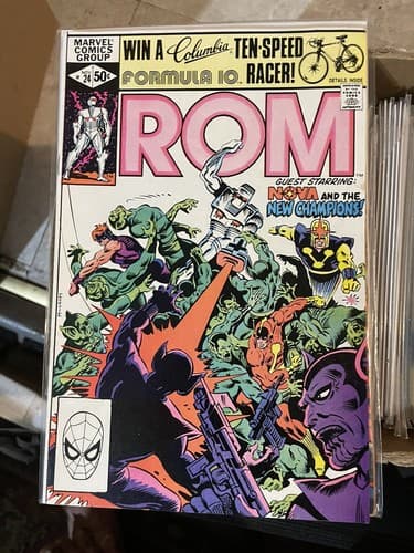 Lot Of 5 ROM Spaceknight #21 - 25 (1981 Marvel) 2 KEYS - Thumbnail 5