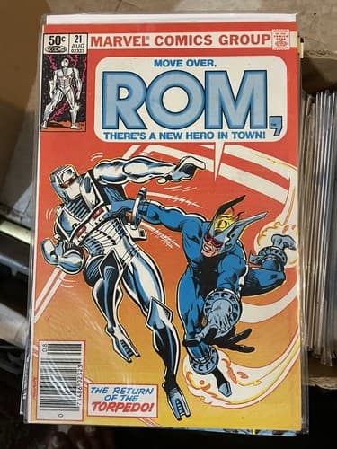 Lot Of 5 ROM Spaceknight #21 - 25 (1981 Marvel) 2 KEYS - Thumbnail 2