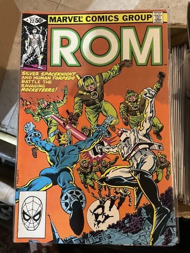 Lot Of 5 ROM Spaceknight #21 - 25 (1981 Marvel) 2 KEYS - Thumbnail 3