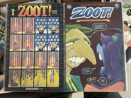 Zoot! #1 & 4 (1992 Fantagraphics) Lot Of 2 - Image 1