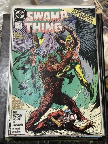 Lot Of 3 SWAMP THING #57, 58, 66 (1982 DC) Adam Strange Hawkman ALAN MOORE - Thumbnail 4