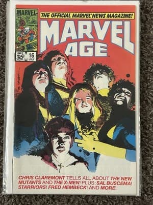 Marvel Age #15 - 20 (1984 Marvel) Lot Of 6 - 1 KEY - Black Spider-Man Suit - Thumbnail 3