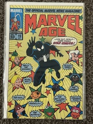Marvel Age #15 - 20 (1984 Marvel) Lot Of 6 - 1 KEY - Black Spider-Man Suit - Thumbnail 6