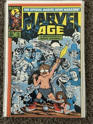 Marvel Age #15 - 20 (1984 Marvel) Lot Of 6 - 1 KEY - Black Spider-Man Suit - Thumbnail 2