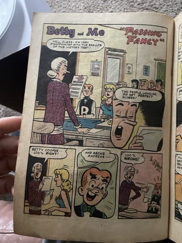 BETTY AND ME #1 (1965 ARCHIE Series) Coverless SILVER AGE/ KEY- Complete - Thumbnail 8