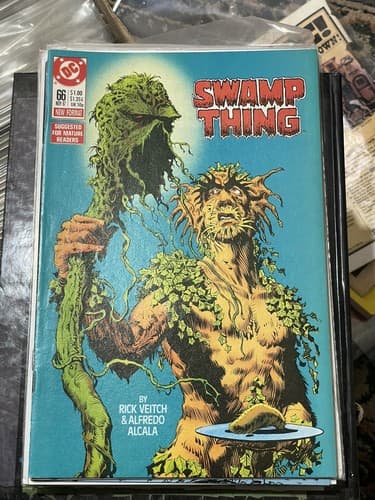 Lot Of 3 SWAMP THING #57, 58, 66 (1982 DC) Adam Strange Hawkman ALAN MOORE - Thumbnail 6