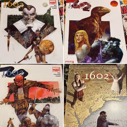 Lot Of 4 1602 New World LS #1, 4, 5 & 1602 Part 8 (2003 - 2005 Marvel) - Image 1