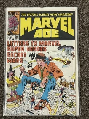 Marvel Age #15 - 20 (1984 Marvel) Lot Of 6 - 1 KEY - Black Spider-Man Suit - Thumbnail 7