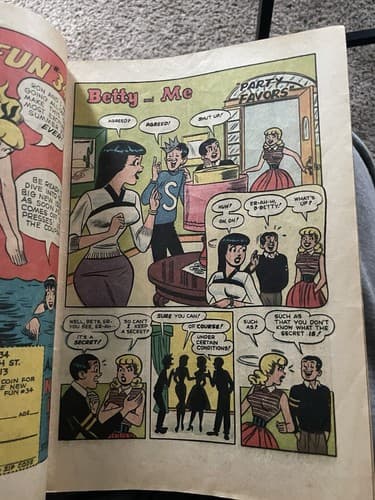 BETTY AND ME #1 (1965 ARCHIE Series) Coverless SILVER AGE/ KEY- Complete - Thumbnail 5