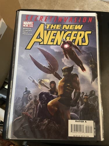Lot Of 5 New Avengers 1st Series #42 - 46 (2005 Marvel) Secret Invasion - Thumbnail 5