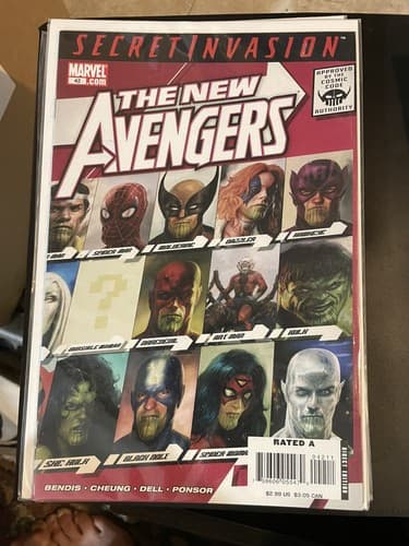 Lot Of 5 New Avengers 1st Series #42 - 46 (2005 Marvel) Secret Invasion - Thumbnail 2