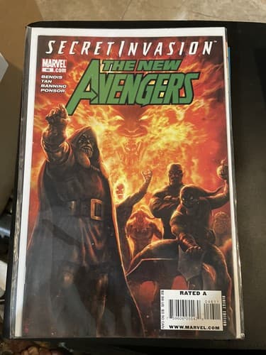 Lot Of 5 New Avengers 1st Series #42 - 46 (2005 Marvel) Secret Invasion - Thumbnail 6