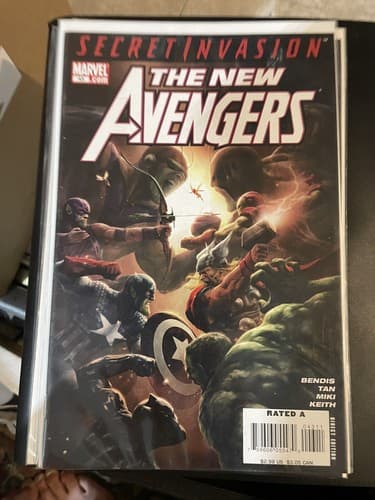 Lot Of 5 New Avengers 1st Series #42 - 46 (2005 Marvel) Secret Invasion - Thumbnail 3
