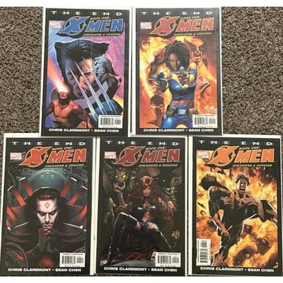 The End Book One X-Men #1, 2, 4, 5, 6 (2004 Marvel) Lot of 5 - 1 Key Issue - Image 1