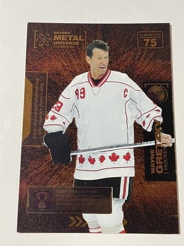 2021 SkyBox Metal Universe Champions #75 Wayne Gretzky Copper - Image 1