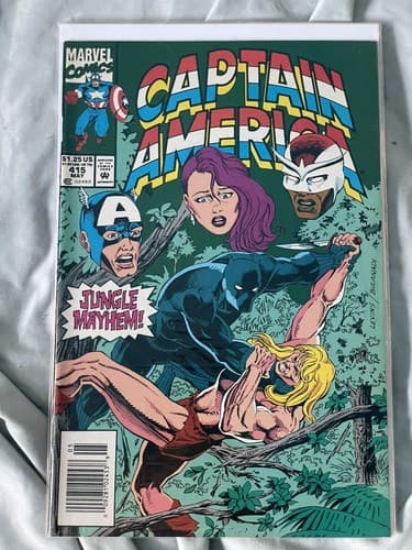 Captain America #411 - 416 (1968 Marvel) Lot of 6 Crossbone, Savage Land - Thumbnail 6