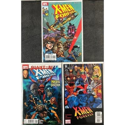 X-Men Forever 2nd Series #1, 1 Giant Size, 1 Alpha 2009-10 Marvel) Lot of 3 - Image 1