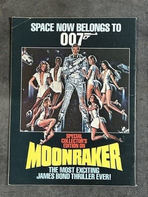 MOONRAKER Official Mag. (1979 Warren Pub) JAMES BOND 007 Ian Fleming BOND GIRL - Image 1