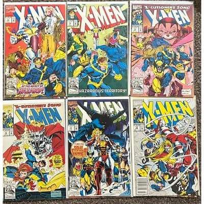 X-Men #12, 13, 14, 15, 17, 18 (1992 Marvel) Lot Of 5, 2 KEYS Hazard 1st App - Image 1