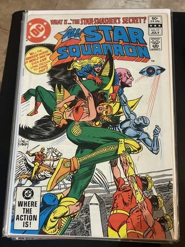 Lot Of 9 ALL-STAR SQUADRON #1, 3, 4 - 8, 11, 12 (1981 DC) - Thumbnail 9