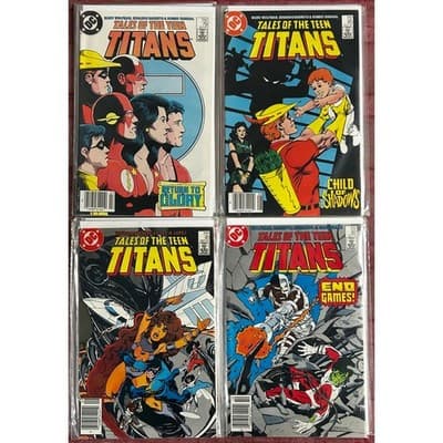 Tales of the Titans #79, 80, 81, 82 (1987 DC) Lot of 4 - Image 1