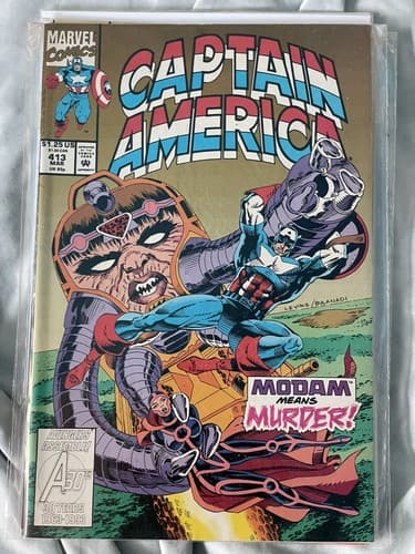 Captain America #411 - 416 (1968 Marvel) Lot of 6 Crossbone, Savage Land - Thumbnail 4