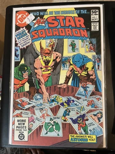 Lot Of 9 ALL-STAR SQUADRON #1, 3, 4 - 8, 11, 12 (1981 DC) - Thumbnail 2
