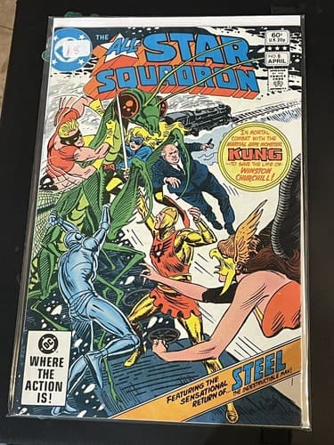 Lot Of 9 ALL-STAR SQUADRON #1, 3, 4 - 8, 11, 12 (1981 DC) - Thumbnail 8