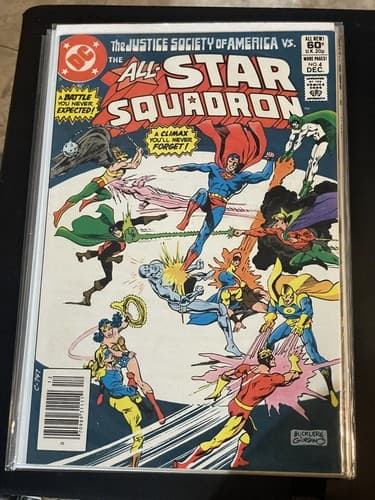Lot Of 5 ALL-STAR SQUADRON #1, 3, 4, 6, 8 (1981 DC) - Thumbnail 4