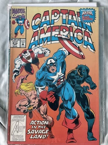 Captain America #411 - 416 (1968 Marvel) Lot of 6 Crossbone, Savage Land - Thumbnail 5